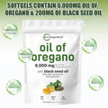 Oregano Oil Capsules – 300 Count Dietary Supplement