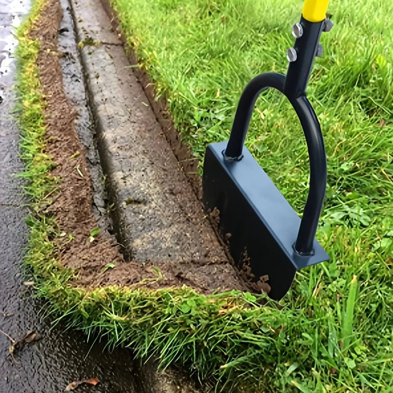 zavevo | EdgeMaster Lawn Edger | Half-Moon Design with Wavy Edge | Manual Tool for Clean Lawn Edges & Beds