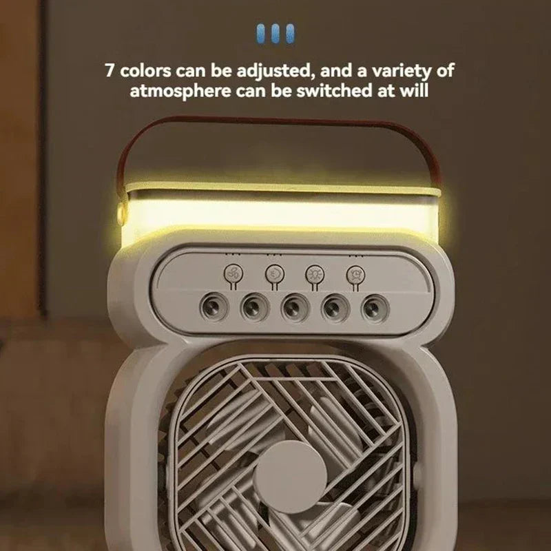3in1 Air Cooler LED Night Lamp Humidifier Fan | zavevo