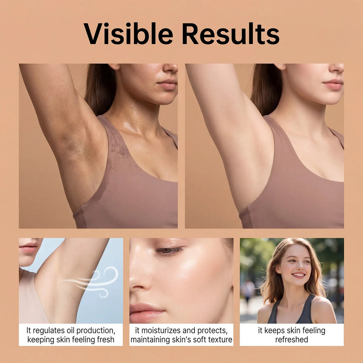 Deodorant Vanilla & Pistachio Fresh That Lasts | 24 Hour Odor Control, No Aluminum, Baking Soda, Parabens, Phthalates, Ethanol | Brightening & Smoothing for Dark Underarms with Kojic Acid & Turmeric | Korean Skincare, K-Beauty