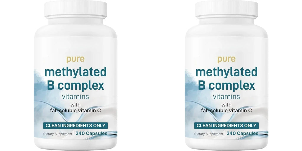 Methylated Vitamin B Complex 240 Capsules with Folate, B12, Thiamin, Inositol, Choline and Vitamin C