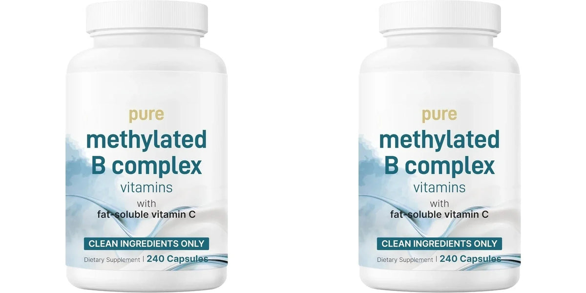 Methylated Vitamin B Complex 240 Capsules with Folate, B12, Thiamin, Inositol, Choline and Vitamin C