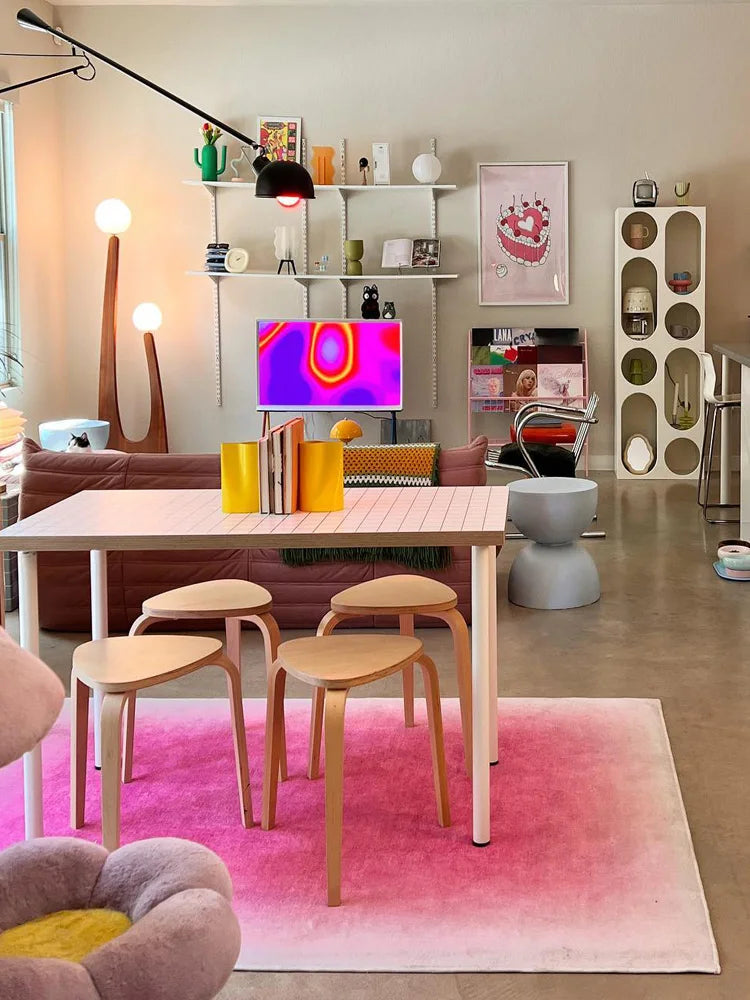 Pink Gradient Rug | zavevo