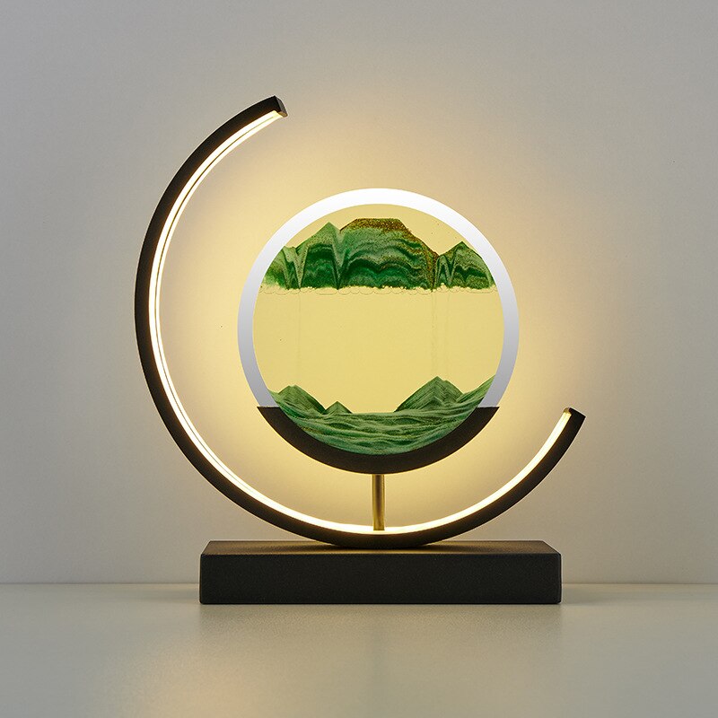 3D Sand Shell Table Lamp - Abyss | zavevo