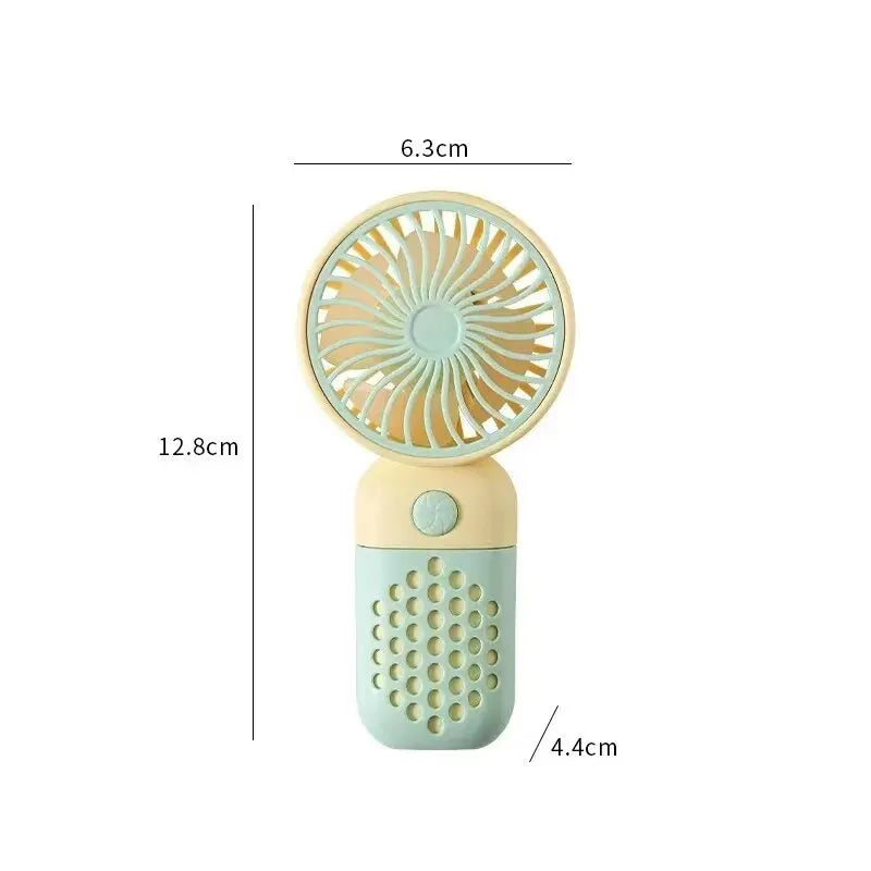2024 New Cartoon Handheld Charging Fan - Cute and Portable Mini USB Pocket Fan for Students | zavevo