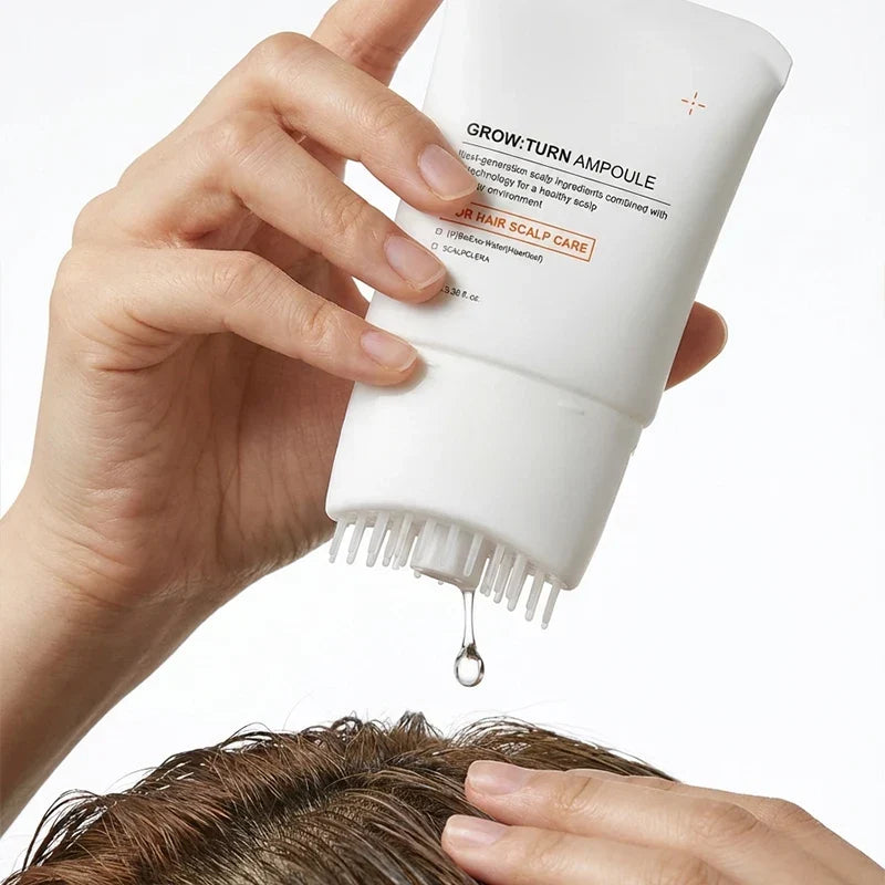 Exosome Scalp Serum 100ml with Built-In Massage Brush – Nourishing Hair and Scalp Care