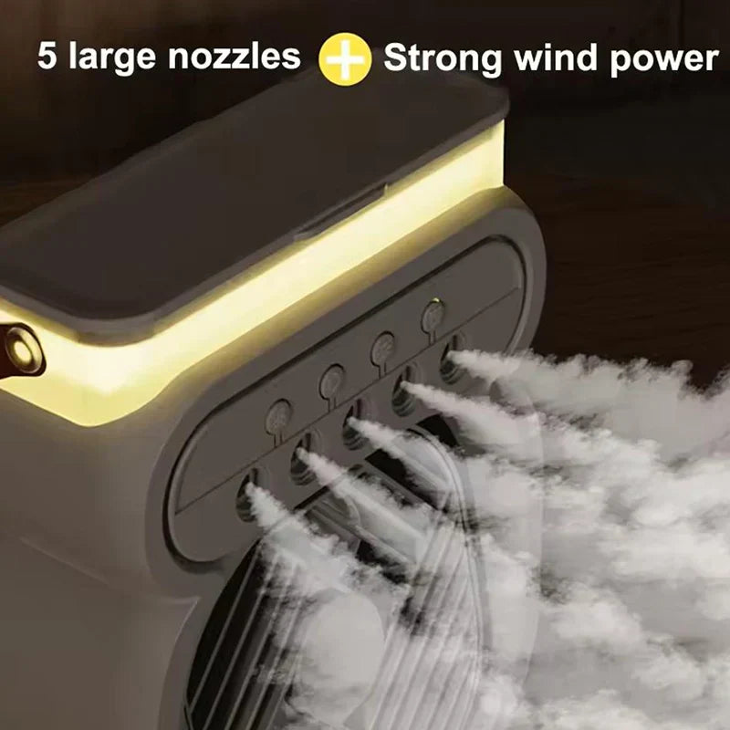 3in1 Air Cooler LED Night Lamp Humidifier Fan | zavevo