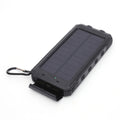 Latest 20000mAh Solar Power Bank Portable Large Capacity Charger Compatible with IOS Android USB output Fast Charging ourdoor