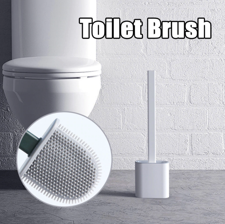 zavevo | FlexiClean Toilet Brush – Hygienic Silicone Design for Easy Cleaning
