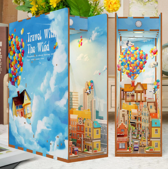 3D-Wood Puzzle DIY-Book Corner Kit | zavevo