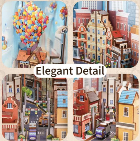3D-Wood Puzzle DIY-Book Corner Kit | zavevo