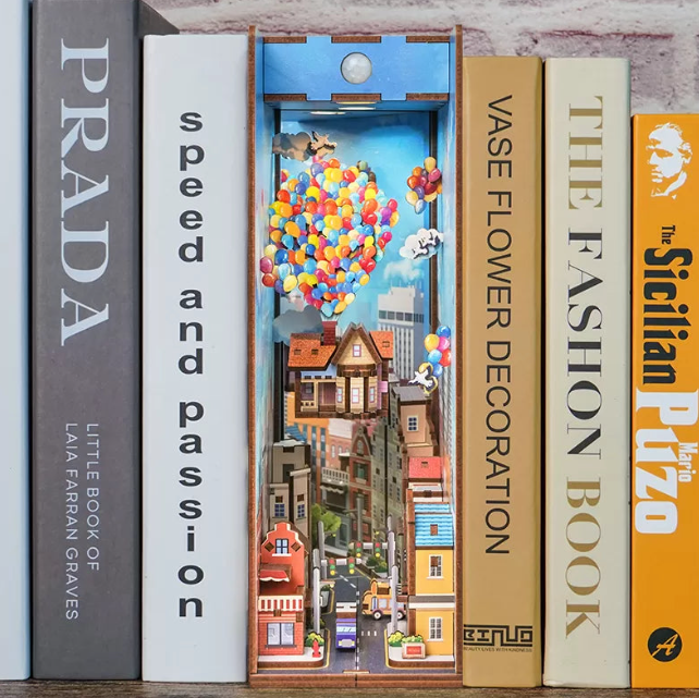 3D-Wood Puzzle DIY-Book Corner Kit | zavevo