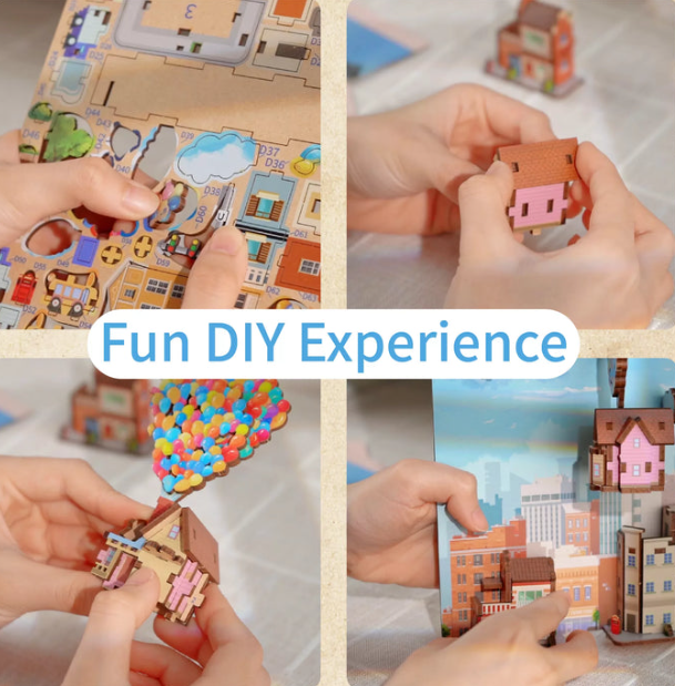 3D-Wood Puzzle DIY-Book Corner Kit | zavevo