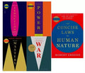 Robert Greene Concise Editions 5-Book Set – The 48 Laws of Power, Human Nature, Mastery, The Art of Seduction, The 33 Strategies of War