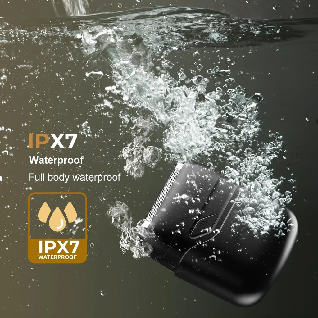 Men's Electric Foil Shaver – IPX7 Waterproof Wet and Dry Razor with USB-C Charging