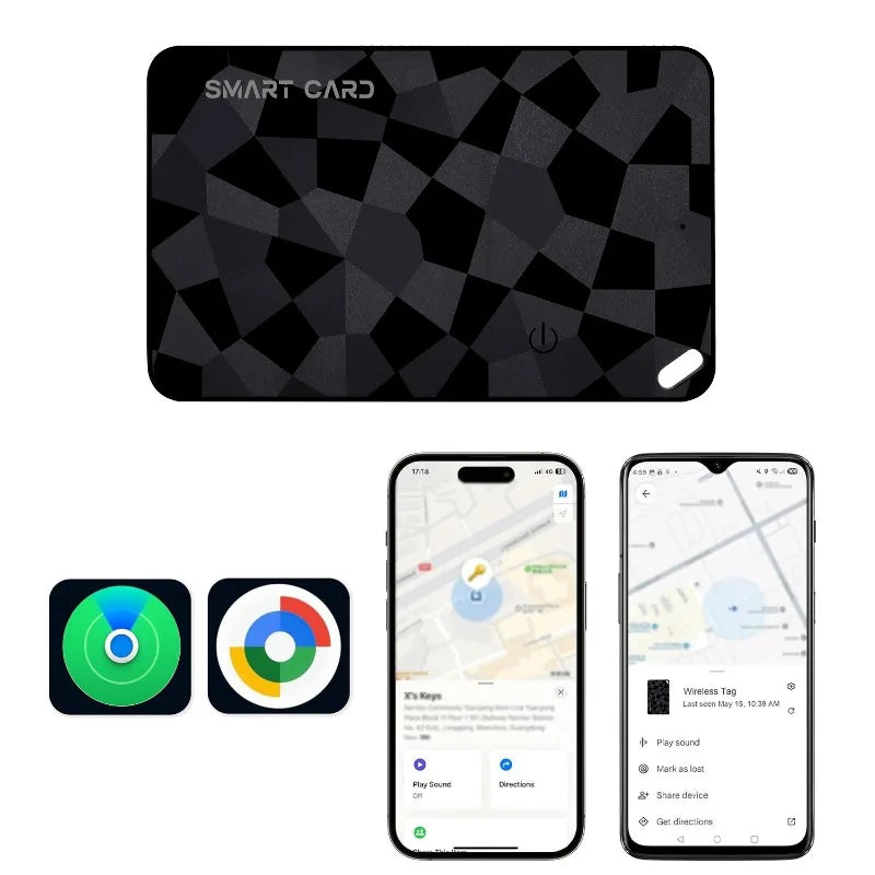 TrackCard — Bluetooth GPS Tracker for Backpack & Wallet