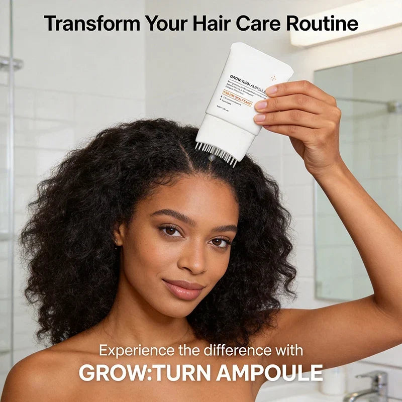 Exosome Scalp Serum 100ml with Built-In Massage Brush – Nourishing Hair and Scalp Care