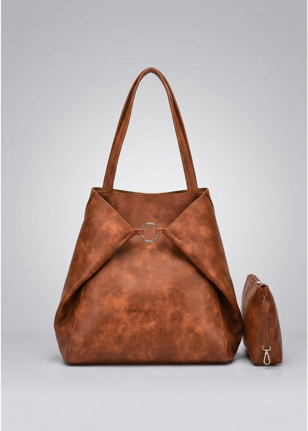 Shoulder Tote Bag for Work | Ring-Fold Clasp Closure Sevilla