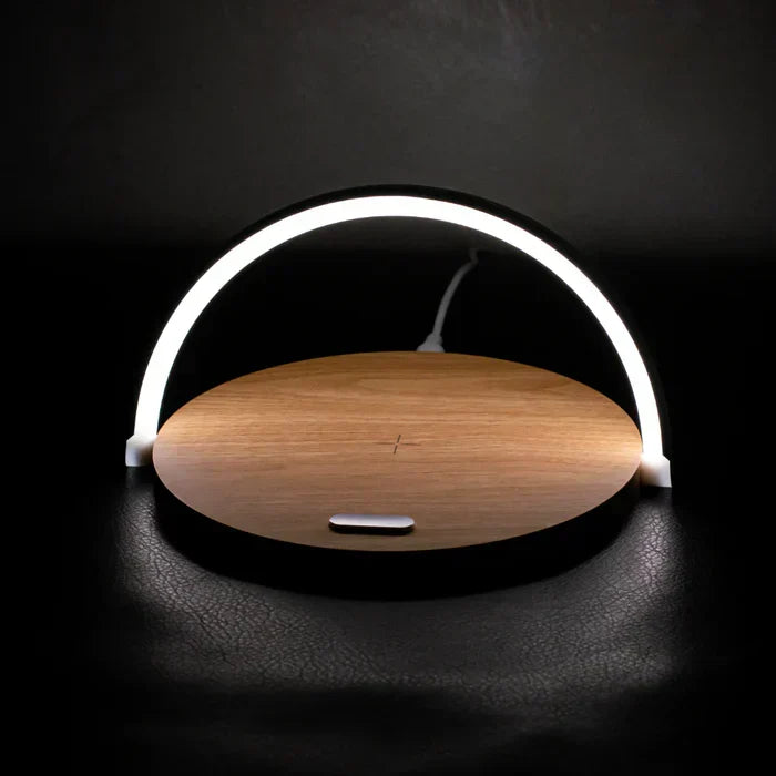 3-in-1 wireless charger, phone holder and LED lamp zavevo