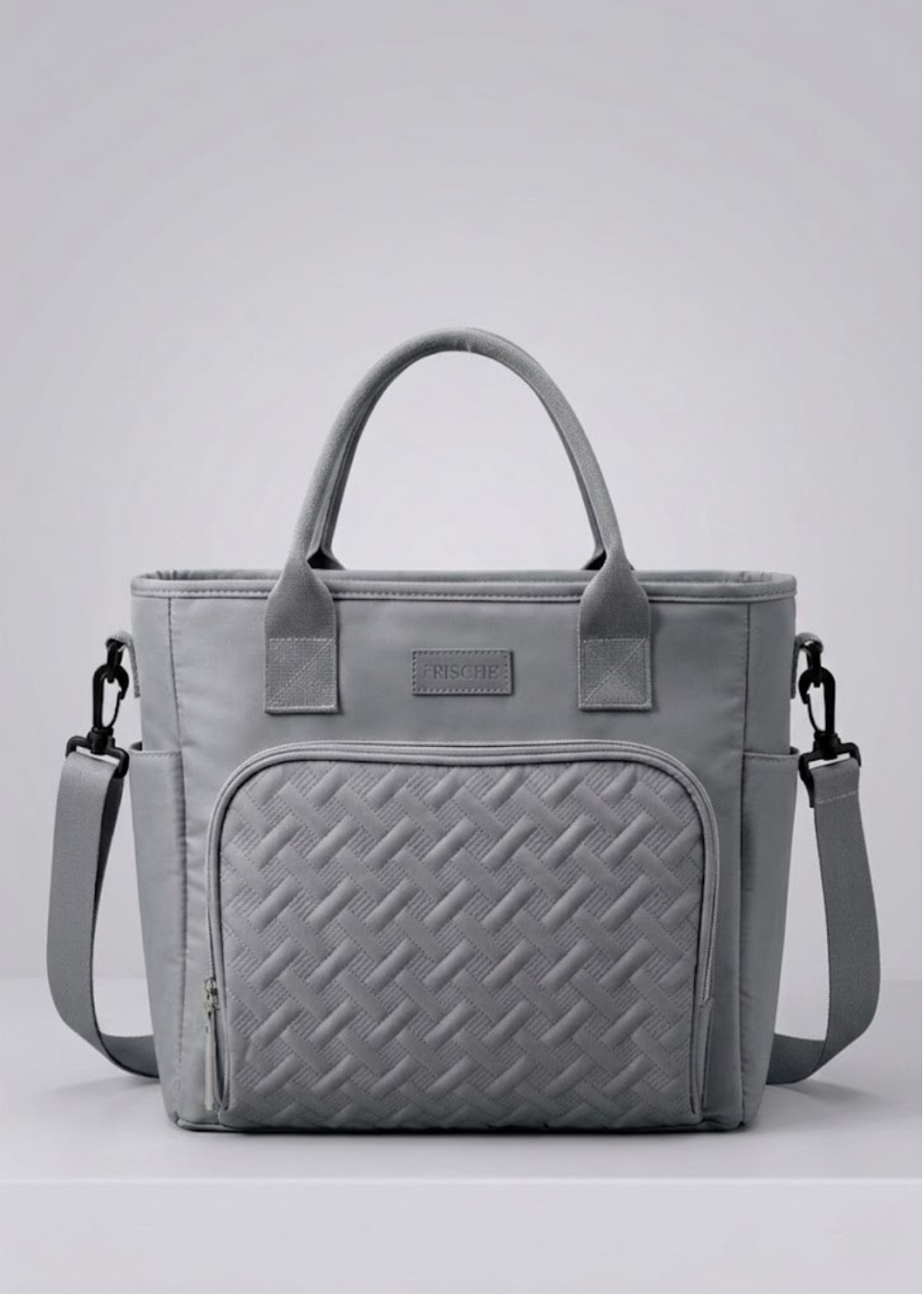 Grey Ladies Lunch Tote Bag | The Belgravia
