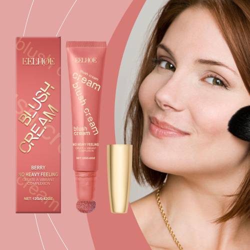Shimmer Cream Blush, Berry