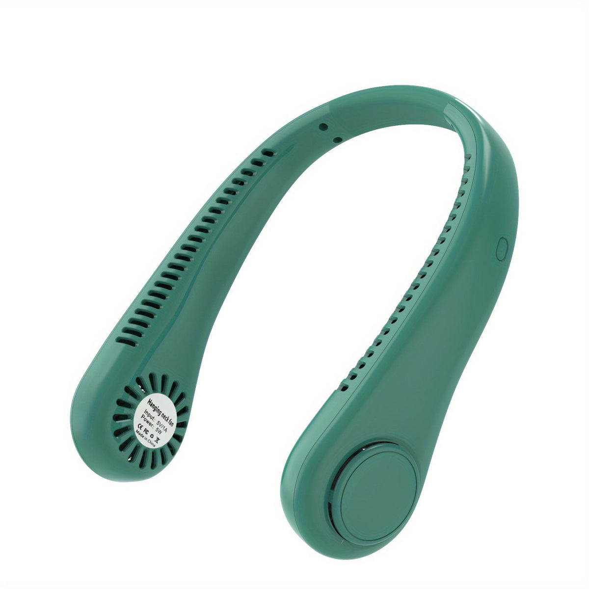 1pc Portable Neck Fan Electric Wireless Fan Rechargeable USB Mini Fan Bladeless Personal Fan Hanging Neck Cooler For Outdoor Sports | zavevo