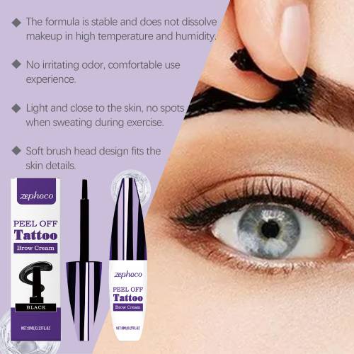 Peel-Off Brow Tint Pen, Black