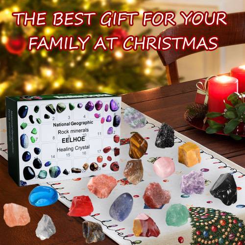 24-Day Mineral Advent Box, Green