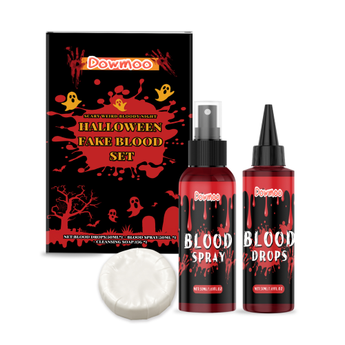 Halloween Fake Blood Set, 3 Pieces