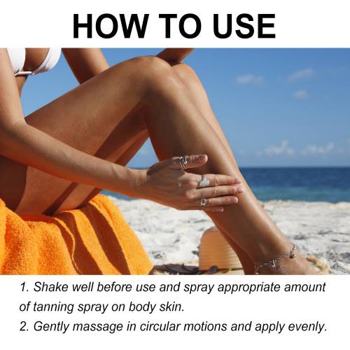 Bronzing Tanning Spray with Coconut Oil