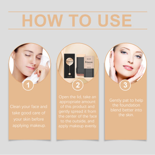 Foundation Stick, Bright White or Natural