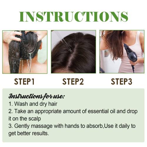 Rosemary Mint Hair Oil for Frizz