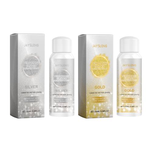 Gold & Silver Body Glitter Spray