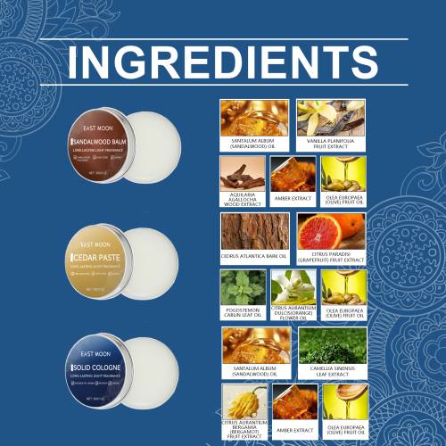 Men's Sandalwood Solid Perfume