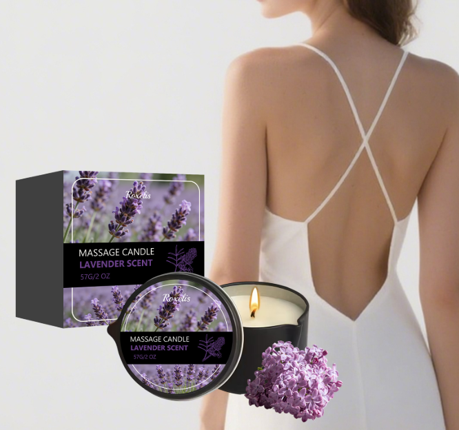 Lavender Scented Candle for a Calm, Relaxing Atmosphere