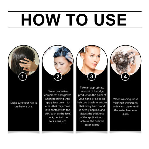 Black Hair Color Shampoo, Herbal