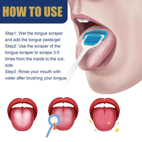 Tongue Cleaning Set with Manuka Honey
