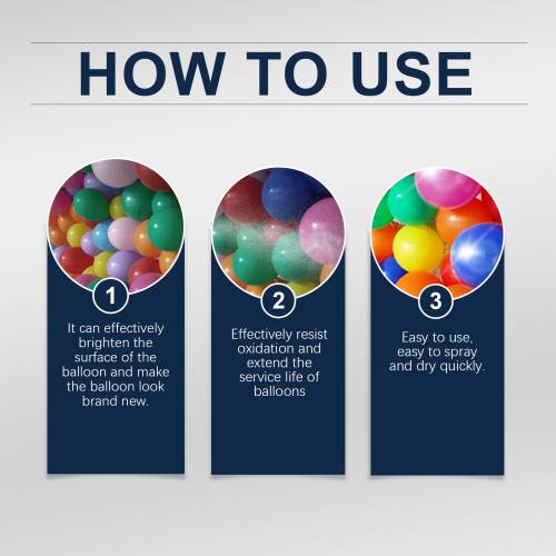 Latex Balloon Shine Spray, Non-Oxidizing