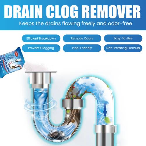 Drain Clog Remover & Deodorizer Powder