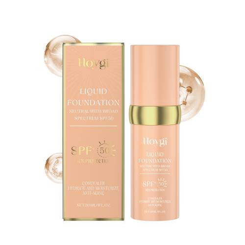 Color-Adapting Liquid Foundation with Shea Butter