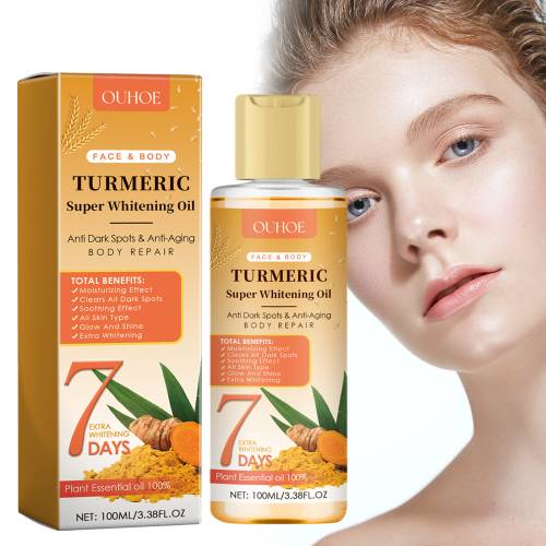 Turmeric Brightening Body Oil with Wheat Germ