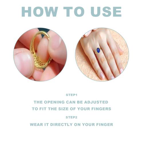 Colorful Resin Gem Ring
