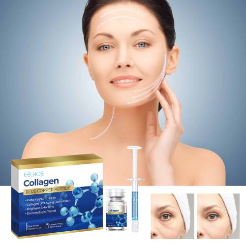 Blue Copper Peptide & Collagen Ampoule Serum Set
