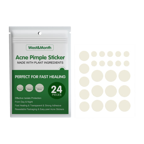 Hydrocolloid Pimple Patches, 24 Pieces