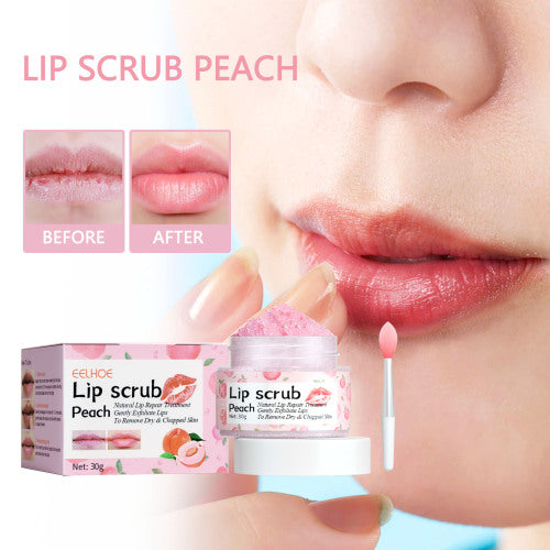 Peach Lip Scrub with Vitamin E