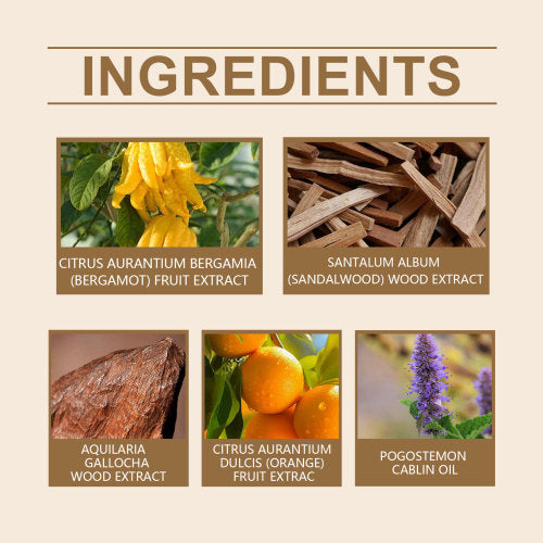 Bergamot Sandalwood Woody Perfume