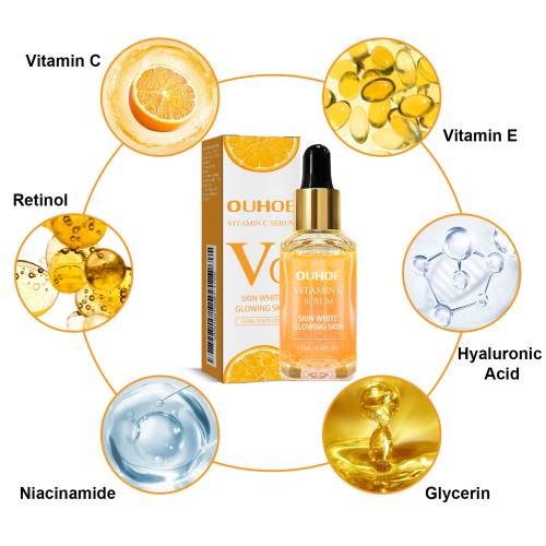 Vitamin C, Retinol & Hyaluronic Acid Face Serum, 17 ml