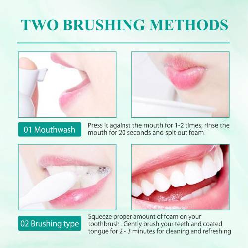 Whitening Foam Toothpaste with Mint