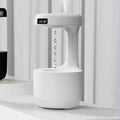 Anti Gravity Cool Mist Humidifier with LED Clock and Large Capacity for Room or Whole House