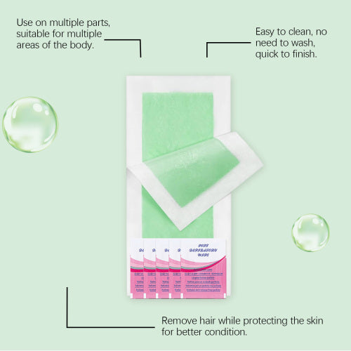 Face & Body Wax Strips with Post-Wax Wipes